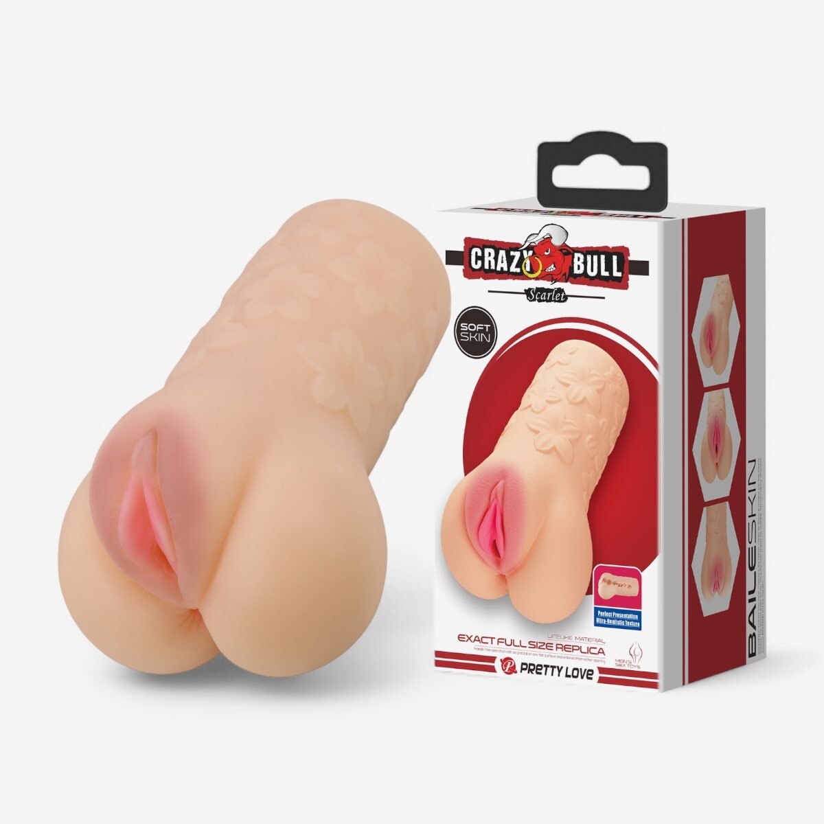 Scarlet Tiukka Tekovagina – Pehmeä Masturbaattori Miehille Vaalea