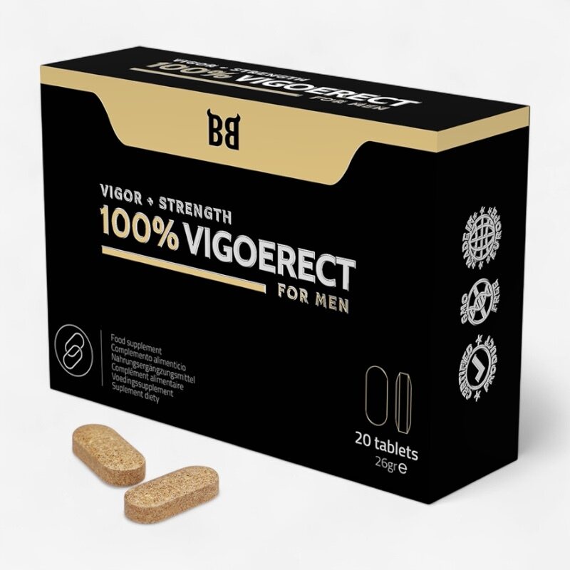 Black Bull 100% Vigoerect Vigor + Strength For Men 20 kapselia