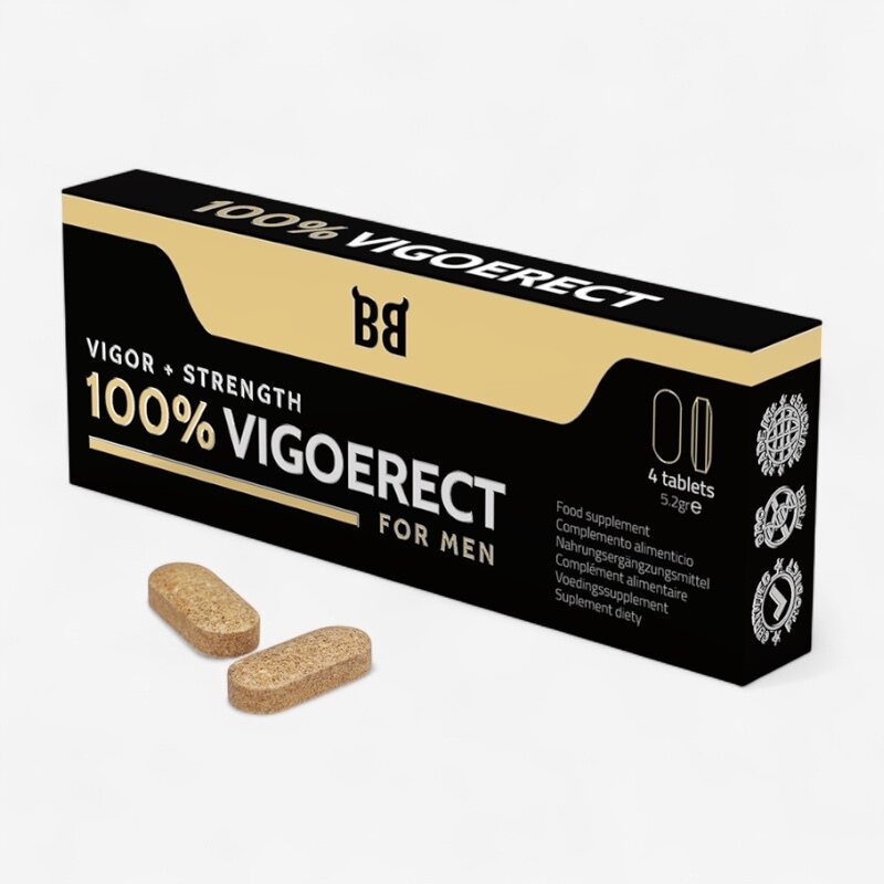 Black Bull 100% Vigoerect Vigor + Strength For Men 4 kapselia