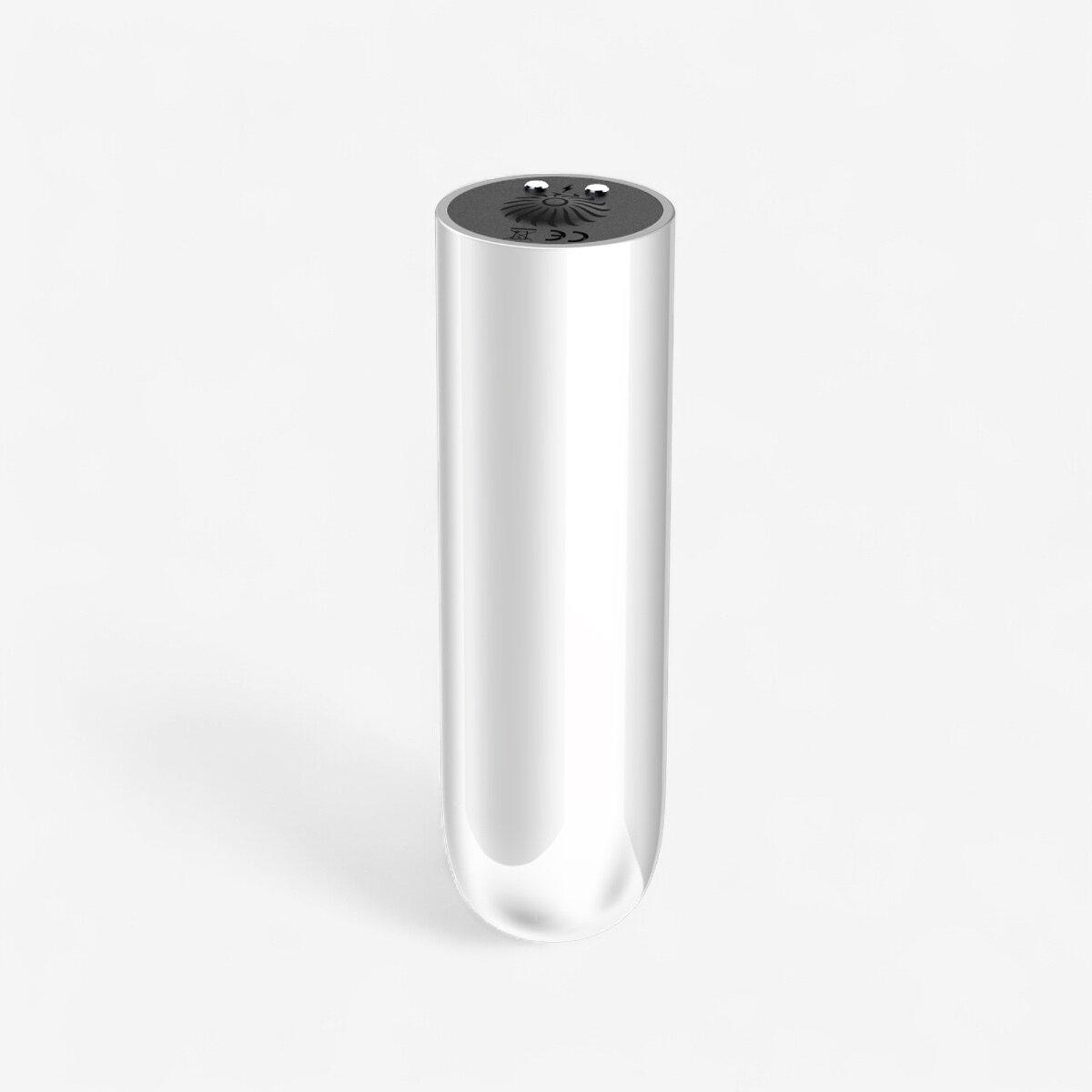 Crushious Quackers – USB Rechargeable Power Bullet Vibrator (10 Modes, Waterproof) Srebrny