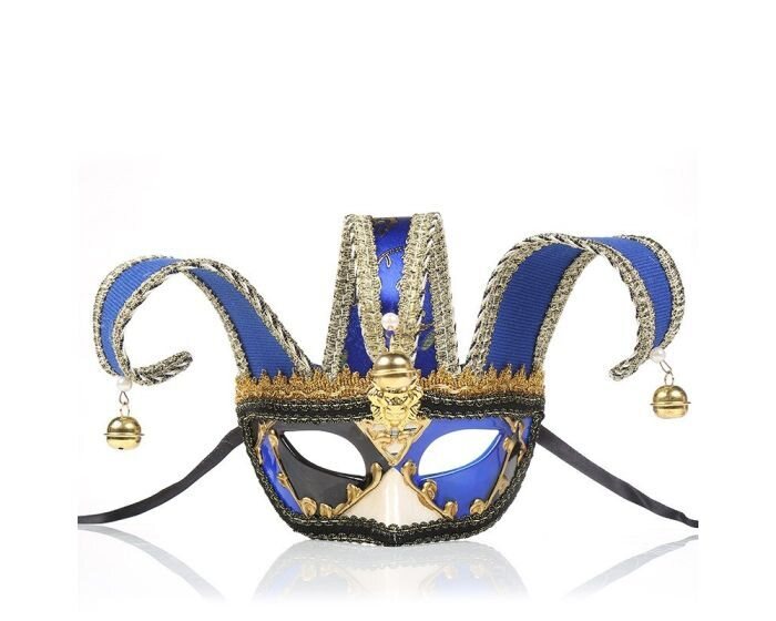 Venetsialainen naamio. Vain Itäkeskuksen liikkeestä! Sininen