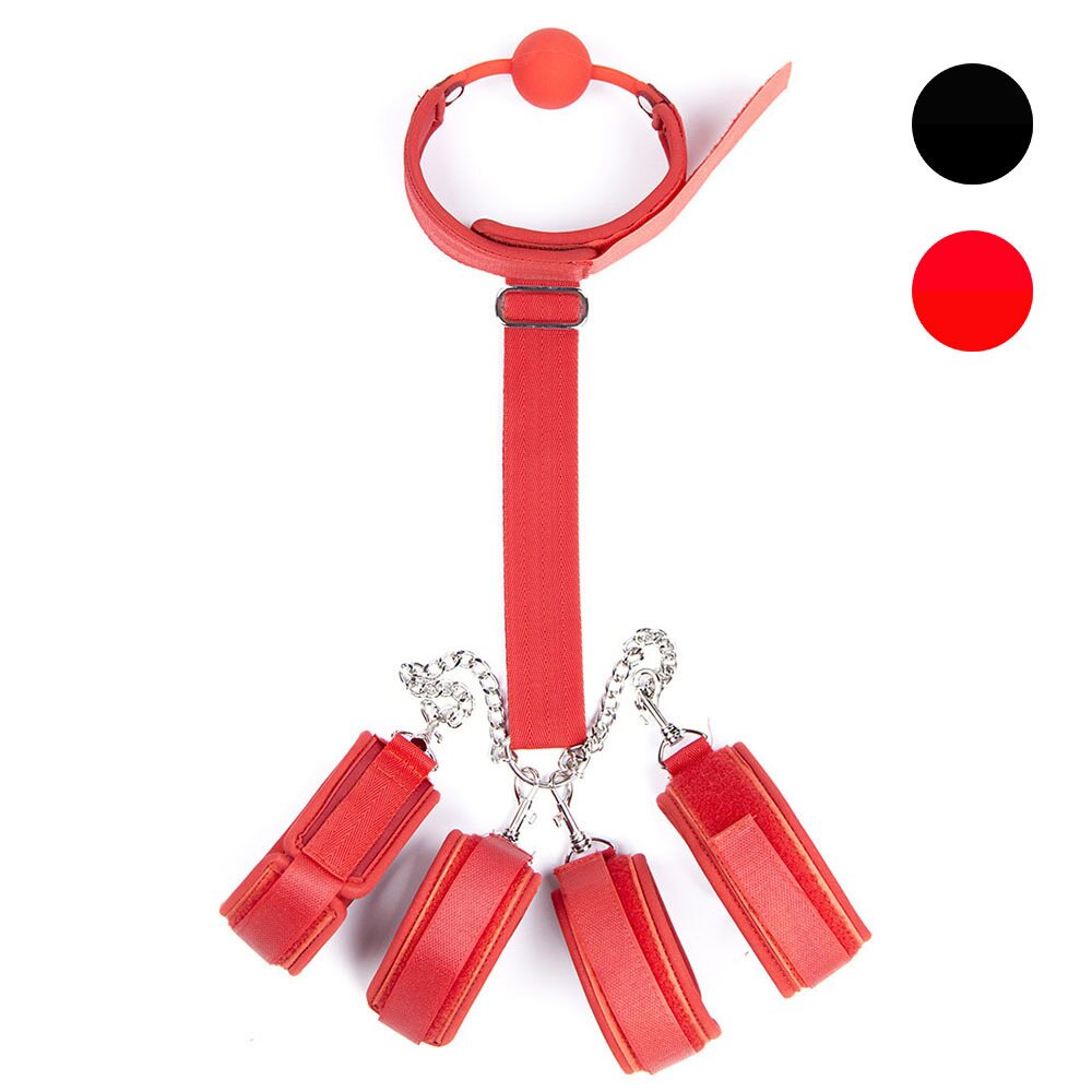 Total Surrender Control Set – Suupallo & Täysi Kahlepaketti Punainen