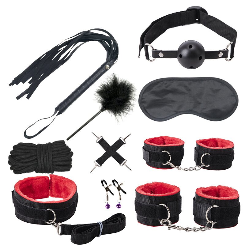 Ultimate Control Bondage Kit – 10-Piece Pleasure System Punamusta