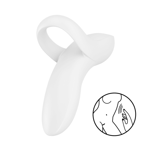 Satisfyer Bold Lover sormivibraattori Valkoinen