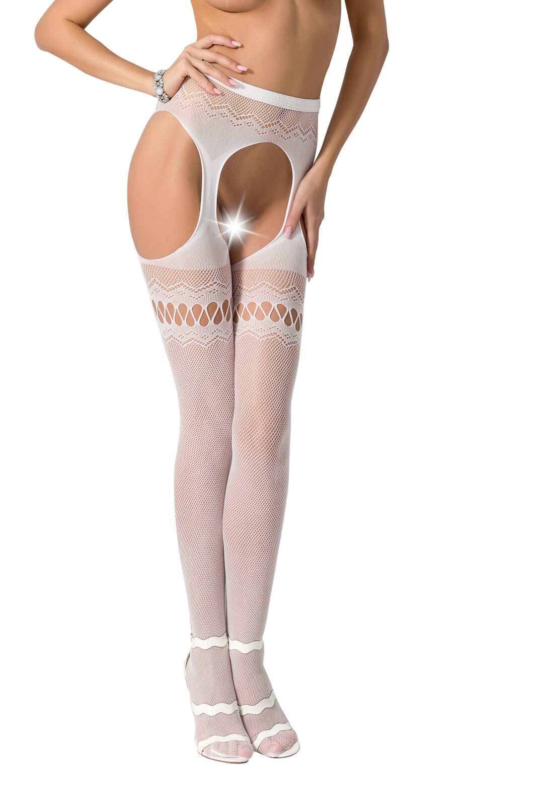 Passion Corinna Avosukkahousut Valkoinen