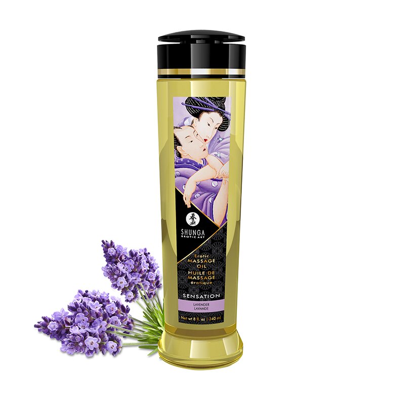 Shunga Erotic Massage Oil Λεβάντα