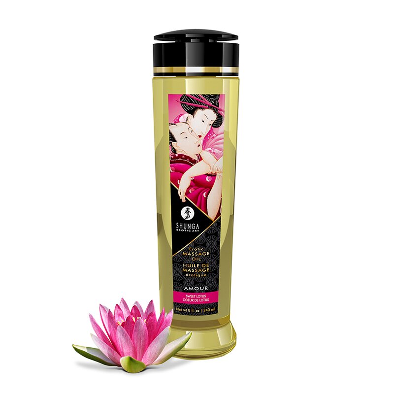 Shunga Erotic Massage Oil Sweet lotus