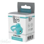 Dream Toys Lit-Up Moottoroitu Penisrengas Sininen