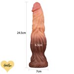 Lovetoy Nature Cock Dual Layered Silicone 24.5 厘米