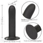 California Exotics Dildo Boundless 7" Sileä, Musta