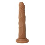 Blush Novelties Dildo Dr.Skin Straight To The Top Mokka