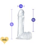 Blush Novelties B Yours Dildo Glimmer Clear 20 cm