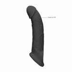 Real Rock Penisjatko 22 cm Musta