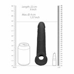 Real Rock Penisjatko 22 cm Musta