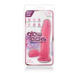 Blush Novelties Glow Dick Dildo - The Rave Pinkki