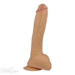 Dildo Mansize 10 Tuumaa - Vaalea