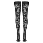 Cottelli Legwear Stay Up 袜子 leopardikuviolla