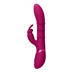 Vive Sora - Triple Action Silicone Up & Down Stimulating Rings Vibrator