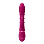Vive Sora - Triple Action Silicone Up & Down Stimulating Rings Vibrator