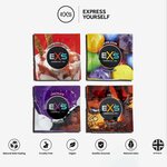 EXS Condoms Variety Pack Préservatifs 48 unité
