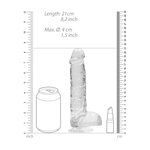 Real Rock RealRock Dildo 8" Clear