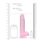 Real Rock RealRock Dildo 8" Pinkki