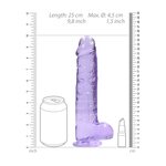 Real Rock RealRock Dildo 9" Lila