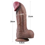 Lovetoy Nature Cock XXL Dual Layered Silicone 28 cm