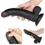 Easy Strap On Set 8.5" Musta
