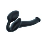 Strap On Me Silicone Bendable Strap-On Musta