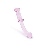 Dream Toys Glaze Glass Rosebud G-Spot Dildo