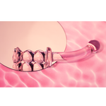 Dream Toys Glaze Glass Rosebud G-Spot Dildo