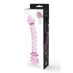 Dream Toys Glaze Glass Rosebud Spiral G-Spot Dildo