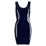 LateX Collection Mini Dress czarny