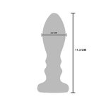 Toy Joy Buttocks The Slider Vibrating Metal Buttplug