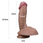 Lovetoy Nature Cock Dual Layered Silicone 19.5 cm