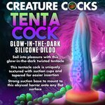 XR Brands Creature Cocks Tenta-Cock Glow In The Dark Dildo