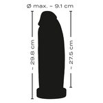 Realistixxx Real Giant Dildo svart