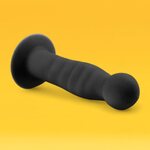 Easy Toys Silicone Suction Cup Dildo - Black