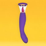 Easy Toys Pleasure Pump With G-Spot Vibrator - Purple