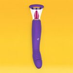 Easy Toys Pleasure Pump With G-Spot Vibrator - Purple