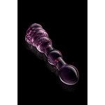 Dream Toys Glaze Glass Rosebud Beaded Dildo