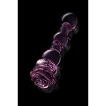 Dream Toys Glaze Glass Rosebud Beaded Dildo