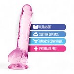 Blush Novelties Naturally Yours 8" Dildo Pinkki