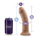 Blush Novelties Dildo Au Natural Big Stud Mocha