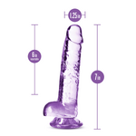 Blush Novelties Naturally Yours Dildo 7" Amethyst