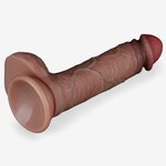 Lovetoy Dual Layered Silicone Nature Cock 19.5 cm