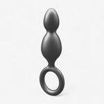 Toy Joy Buttocks The Plugger 2-Balls Metallic Silicone Plug