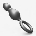 Toy Joy Buttocks The Plugger 2-Balls Metallic Silicone Plug