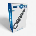 Toy Joy Buttocks The Screw Metallic Silicone Plug